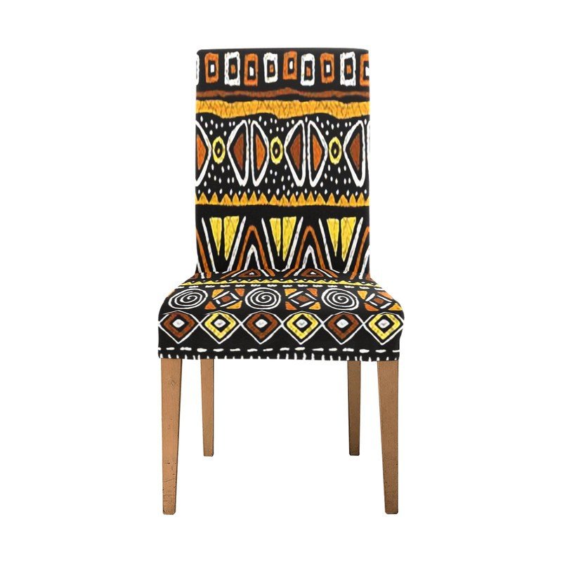 African Tribal Chair Covers For Living Room Mudcloth Print