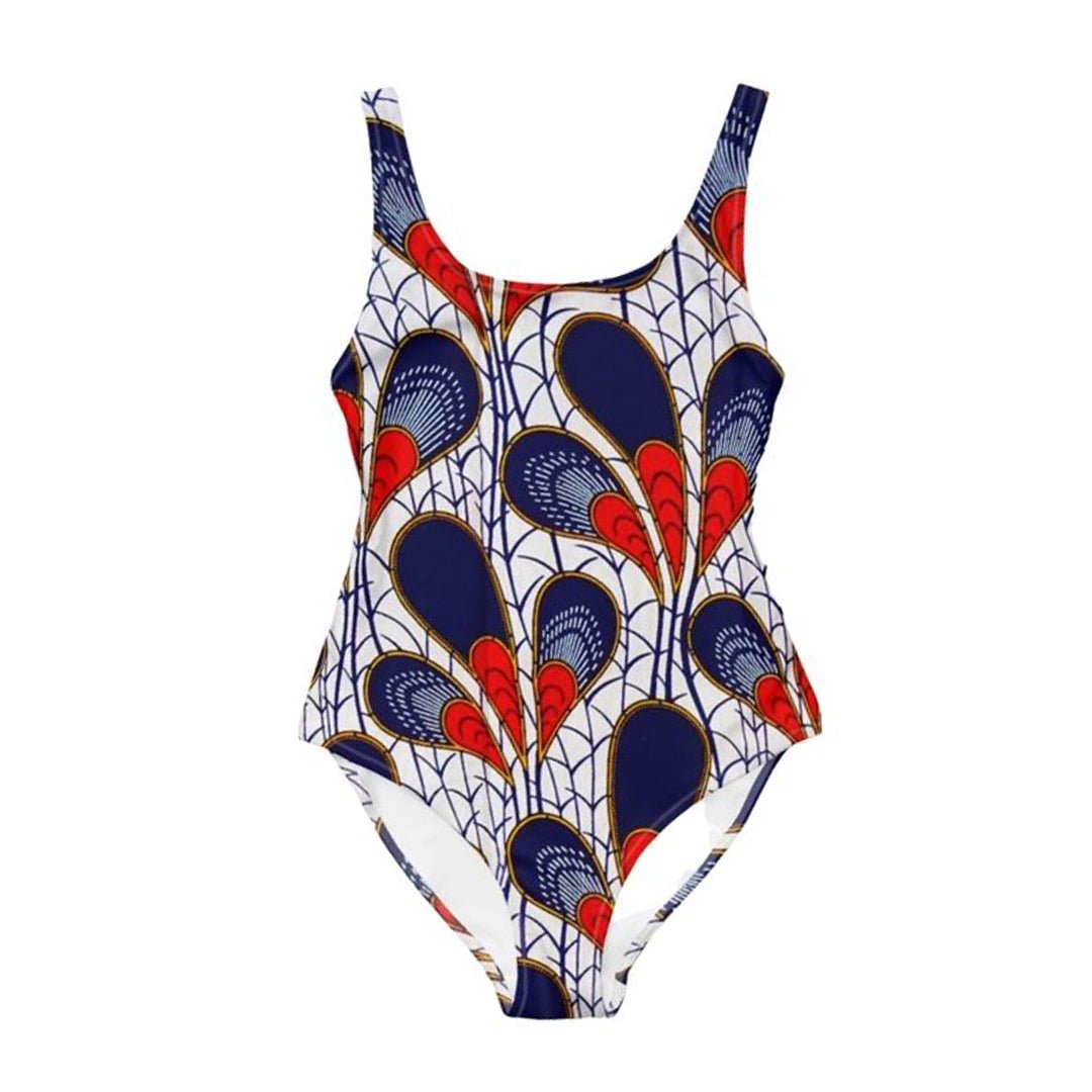 Ankara Swimsuit - African Print One-Piece - Stylish Swimwear