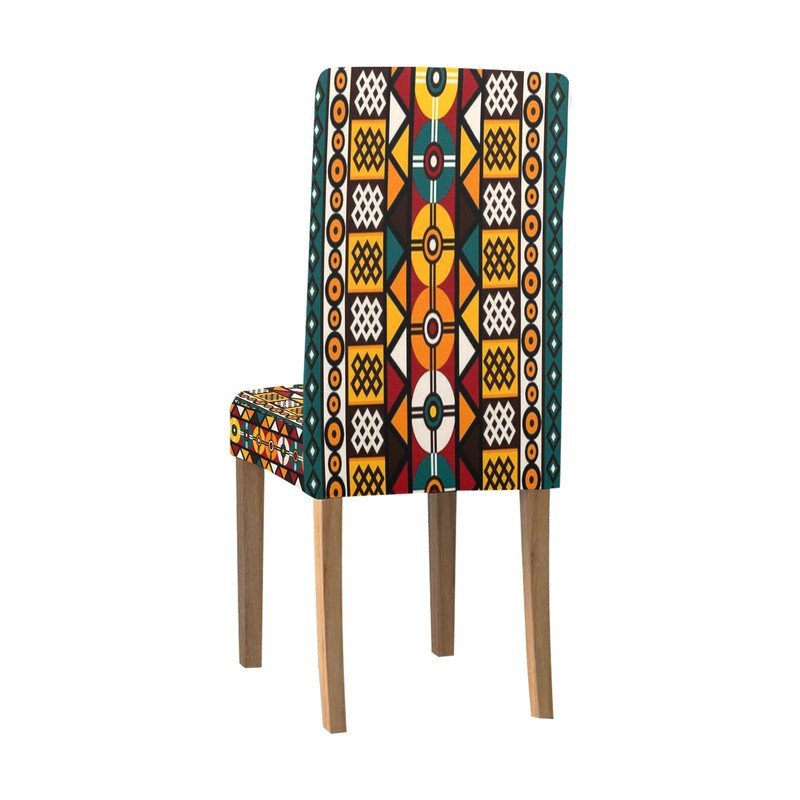 Tribal Seat Covers | Dining Chair Slip On| African Print