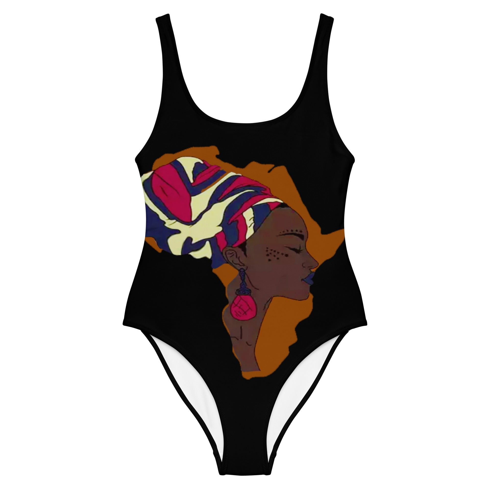 Tribal Swimsuit One Piece Mama Africa Patterned Swimwear