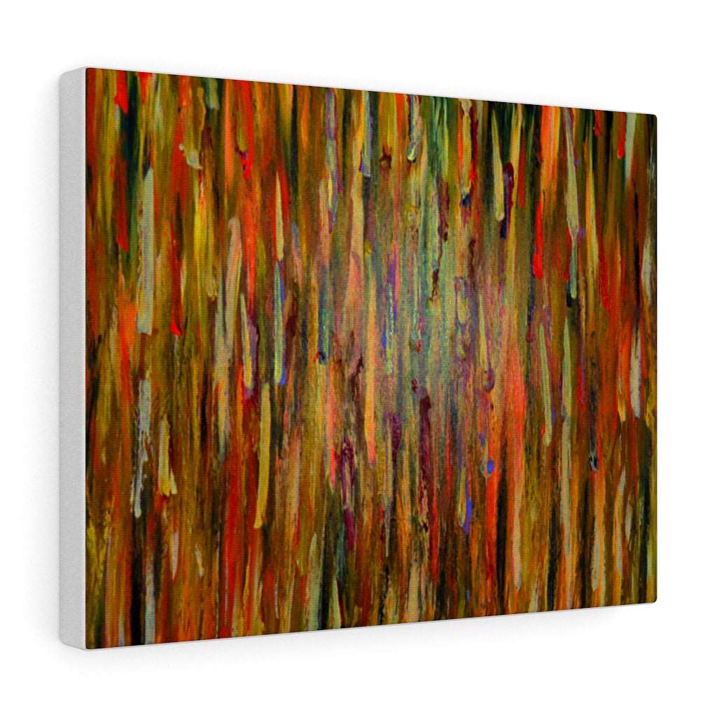 Abstract Flames Canvas Painting - Bynelo