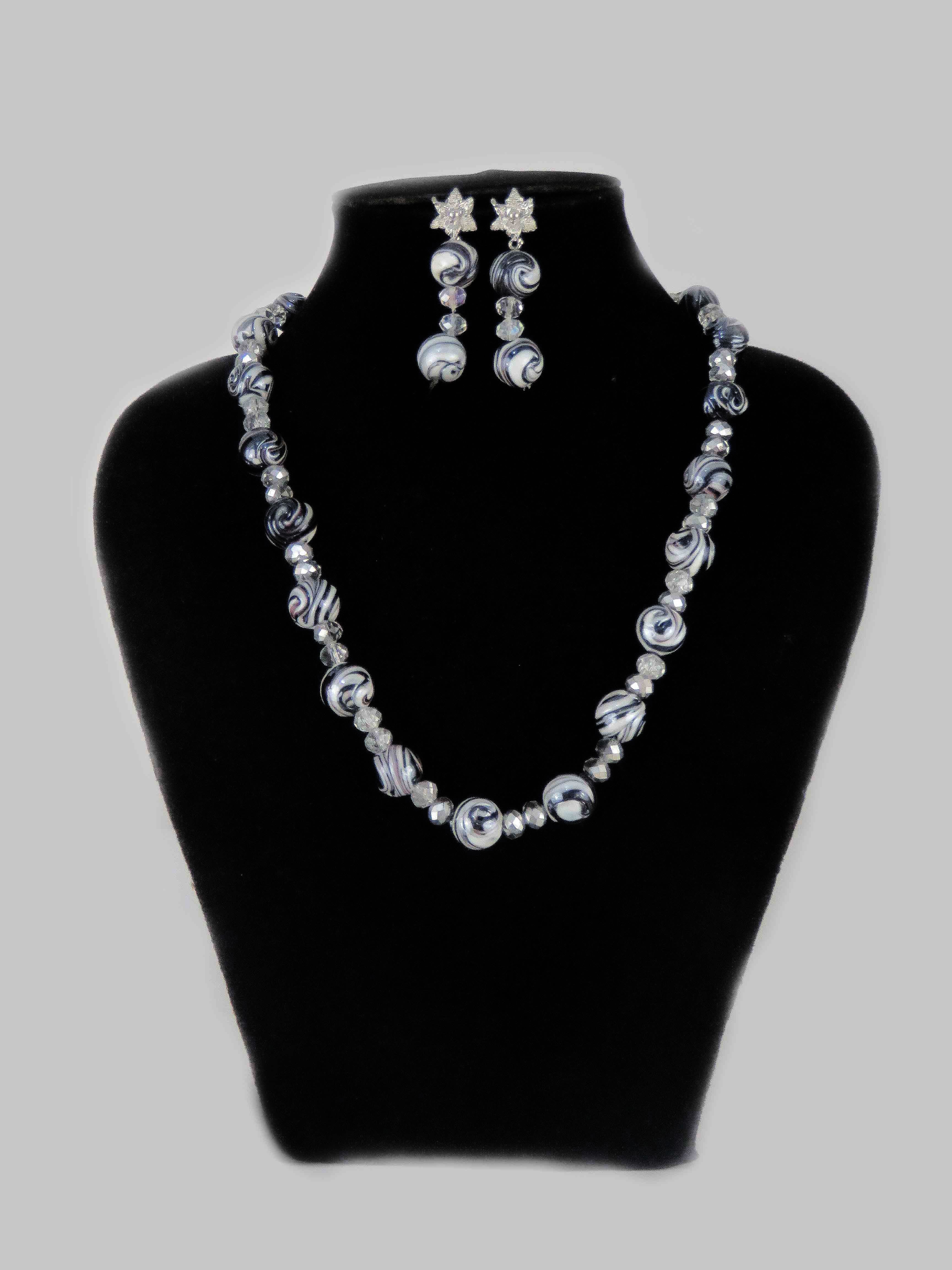 African Crystal Necklace Bead Set - Bynelo