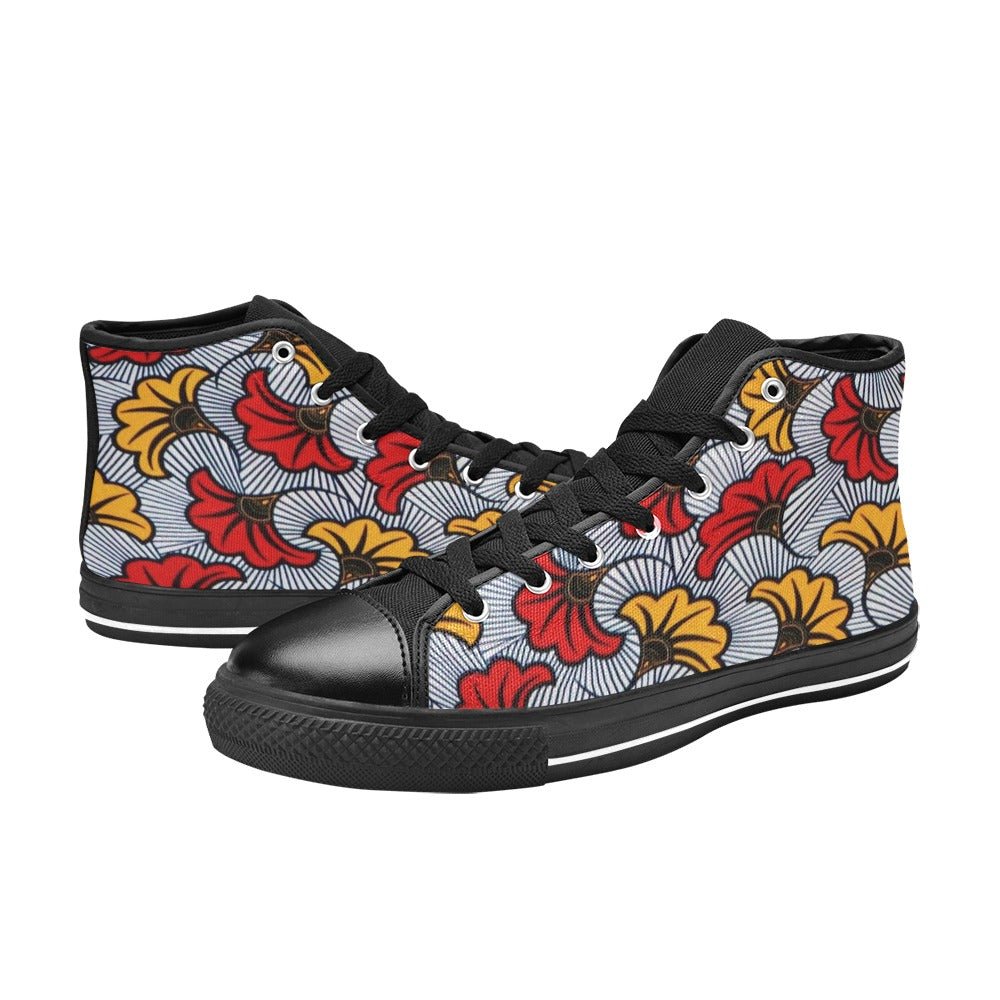 Women Sneakers Classic High Top Shoes | African Design