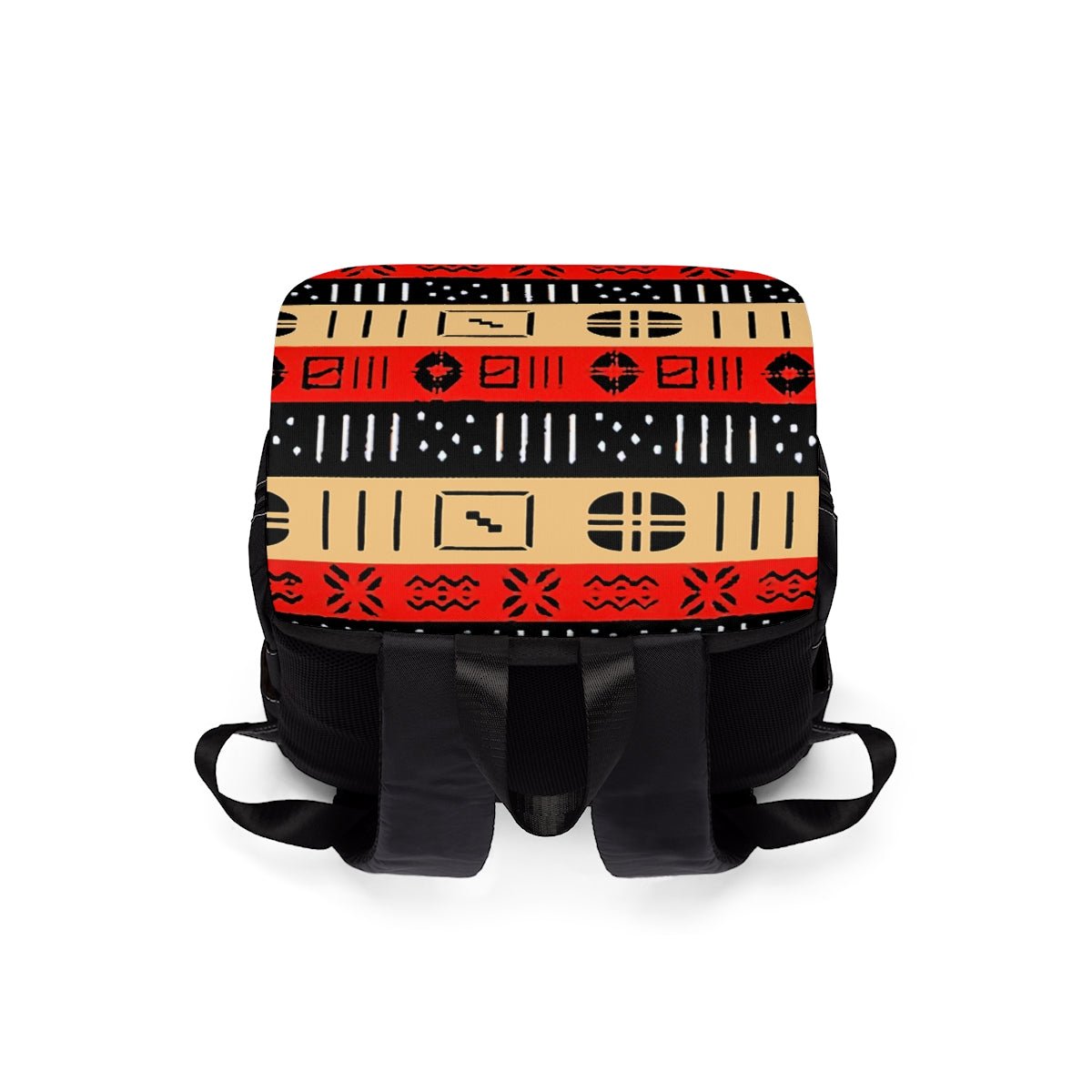 African Backpack Bogolan Print- Bynelo