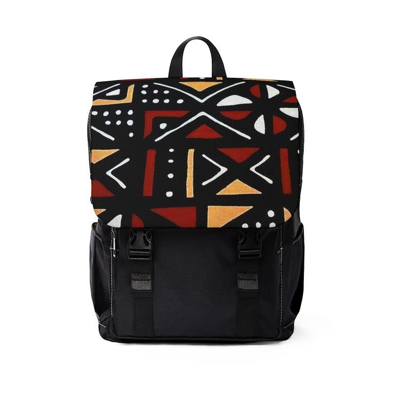 African Backpack Bogolan Inspired - Bynelo