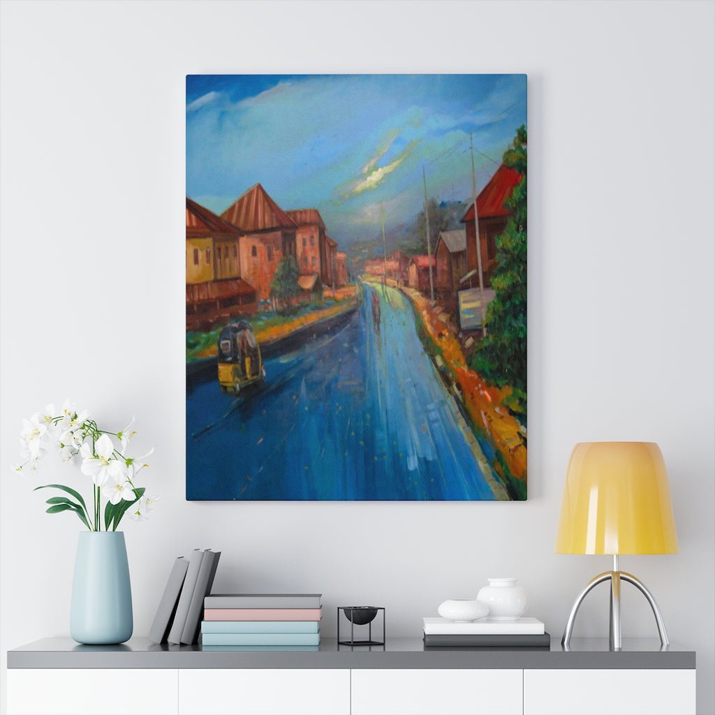 Canvas Wall Art of High Way Road in Africa - Bynelo