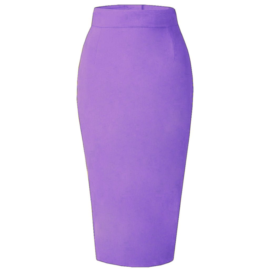 Lilac Cotton Midi Skirt – Delicate Elegance