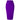 Purple Cotton Midi Skirt - Bynelo