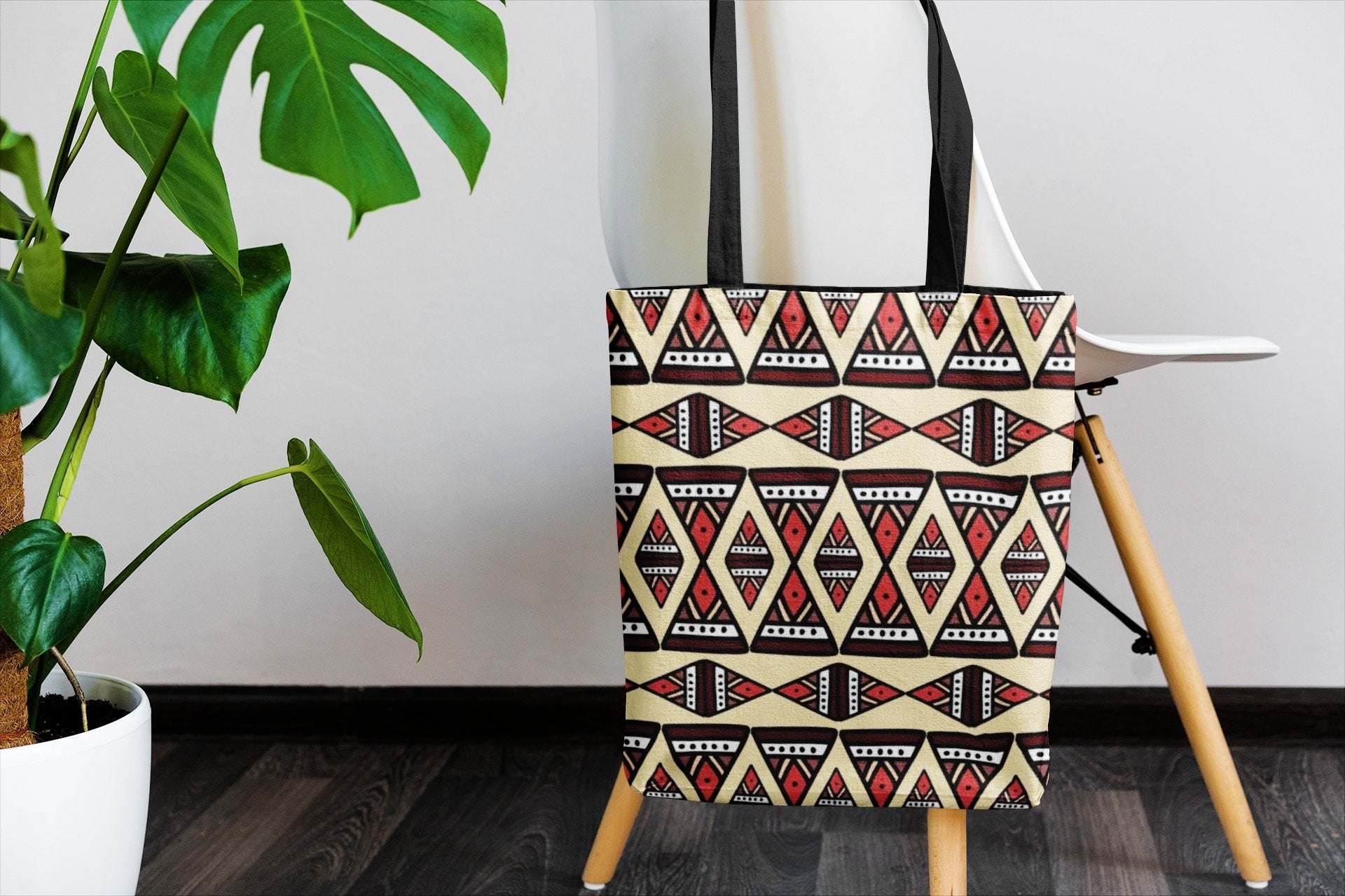 African Tote Bag – Vibrant Bogolan Chic | Bynelo